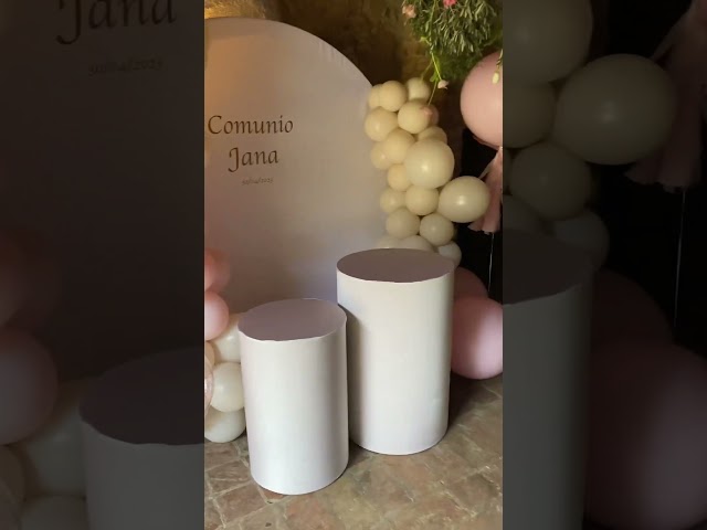 Vídeo relacionado con Globos Cumpleaños Rosa Retro, 60 Piezas Globo Rosa Retro Beige con Globos Blanco Champán Dorado para Boda, Baby Shower, Cumpleaños Mujer, Bautizo Niña, Despedida de Soltera, Compromiso