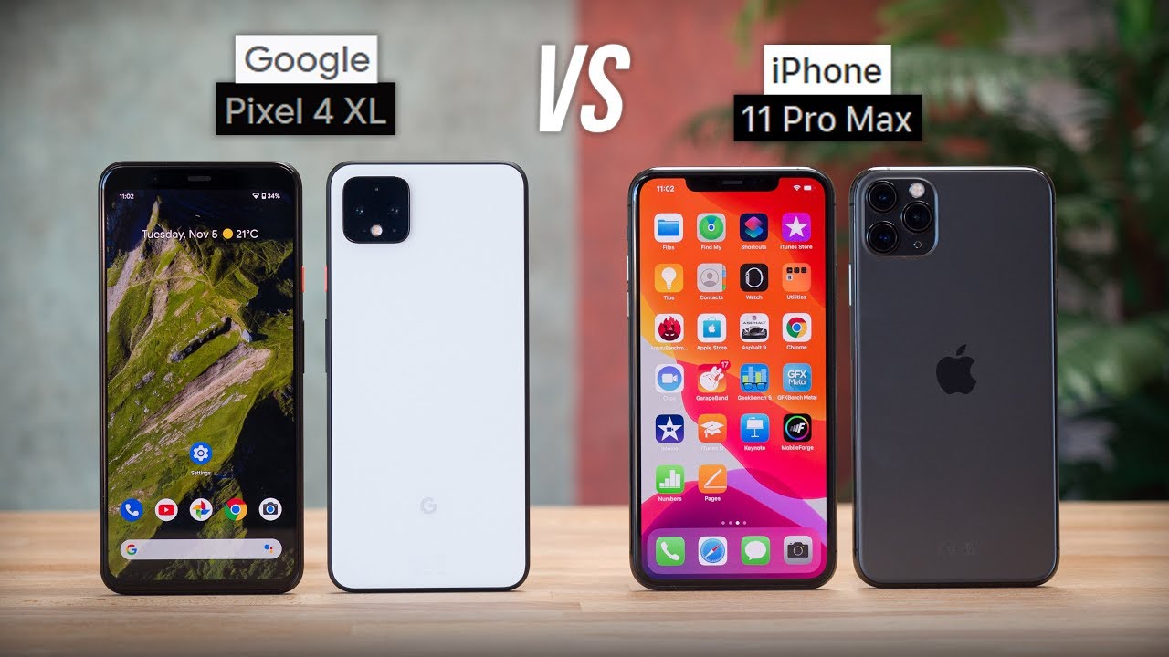 Google Pixel 4 XL vs iPhone 11 Pro Max
