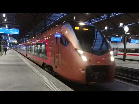 Pendolino TV#1015.2 Basel SBB/ Gleis 7 / SOB / RABe 526 104 / IR26 Locarno