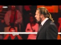 Raw - WWE Superstars vote no confidence in WWE COO Triple H - Part 2