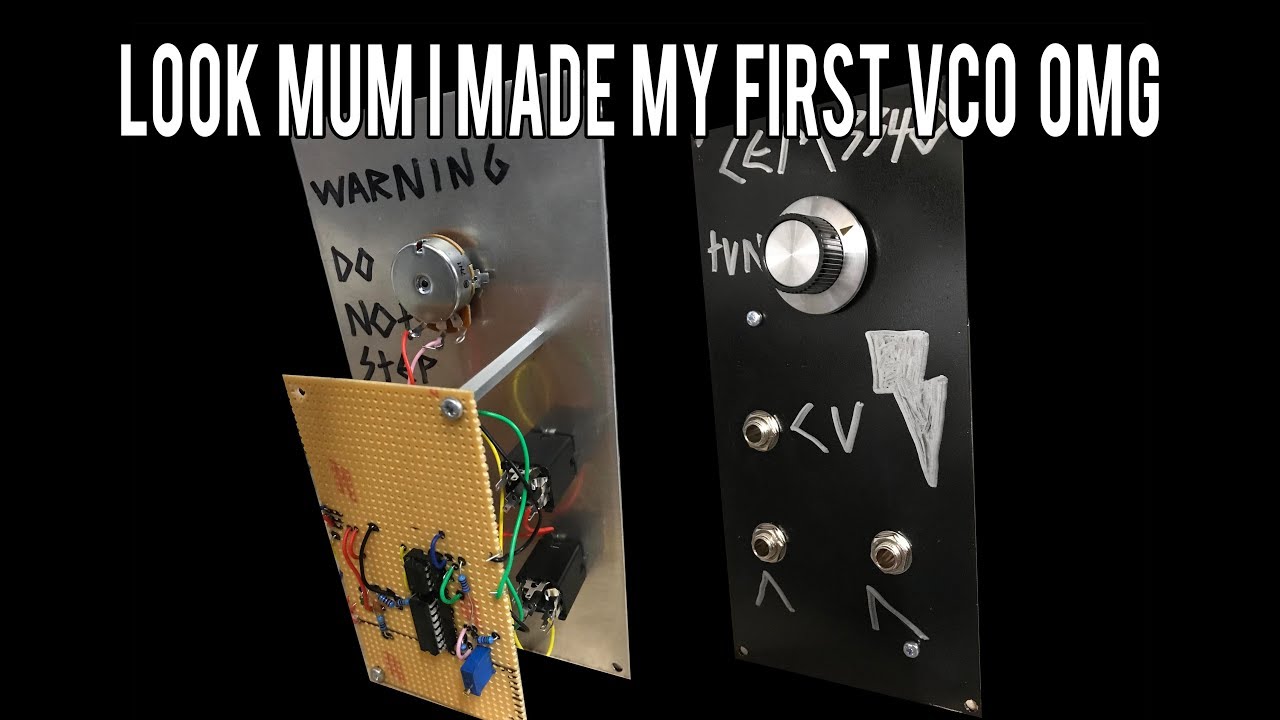 Build a Proper Modular Synth VCO (Voltage Controlled Oscillator) on Stripboard