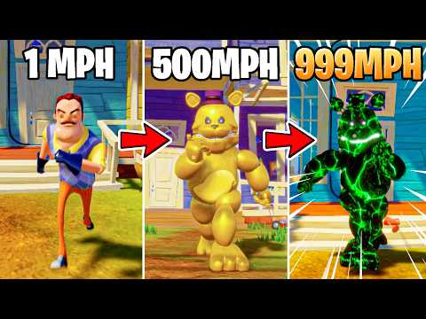*UPGRADED* SUPER FAST FREDBEAR in Hello Neighbor!