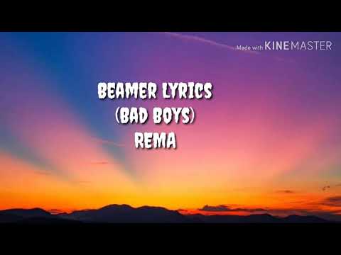Rema x Rvssian - Beamer (Lyrics video)
