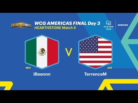WCG 2019 Xi’an, Americas Final – Hearthstone, 5R, Mexico vs USA (ENG)