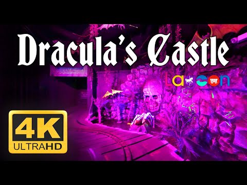 Dracula's Castle (4K Extreme Low-Light) POV - Lagoon Amusement Park