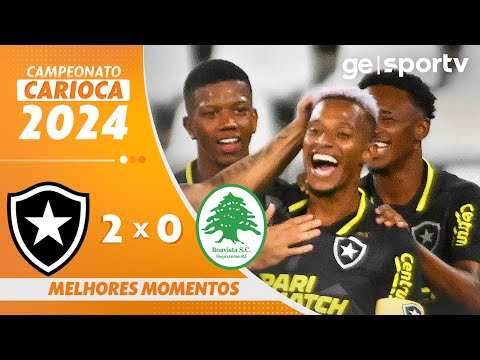 Gols e lances de Botafogo x Boavista