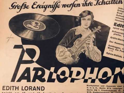 Edith Lorand Orchester, Simari, Tango milonga von Canaro, Berlin, 1923