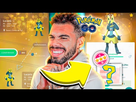 ESSE SERÁ O MEU MEGA LUCARIO SHINY LUCKY - POKEMON GO | Cris |