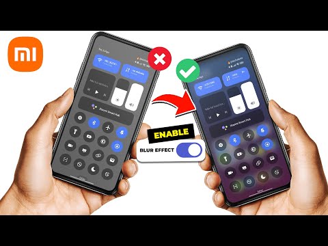 Remove GREY BACKGROUND in HyperOS Control Centre | Enable Blur Effect HyperOS Control Centre