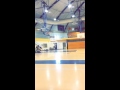 Kid Makes Amazing Backwards Half Court Shot