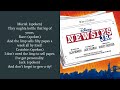 Carrying The Banner Lyrics Newsies Jr