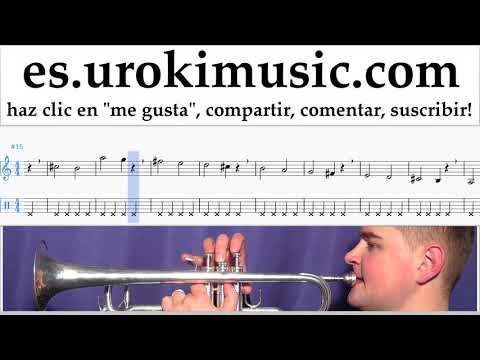 Como Tocar Trompeta Clean Bandit - Rockabye ft Sean Paul Anne-Marie Tablatura Parte#1 ejercicios um
