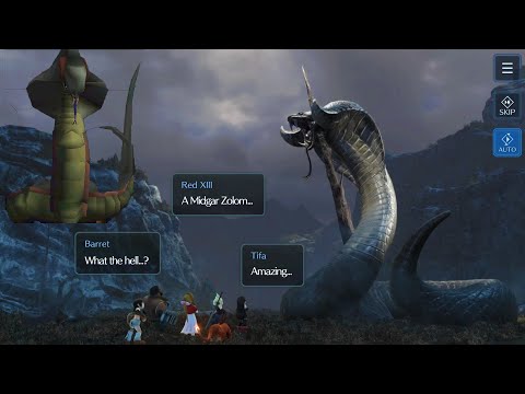 Sephiroth Killed Snake Midgar Zolom - Final Fantasy 7 Ever Crisis