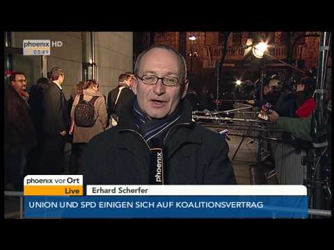 Große Koalition - Statements zur Einigung am 27.11.2013