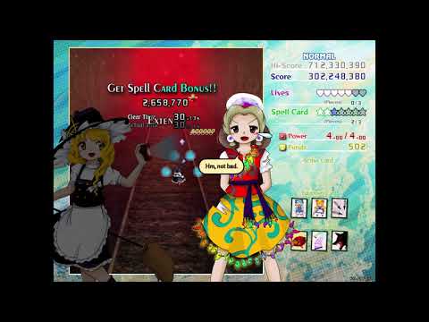 Touhou 18: Unconnected Marketeers - Normal 1cc Marisa