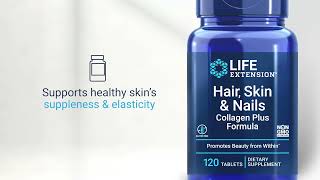 Life Extension Try Hair, Skin & Nails Collagen Plus Formula