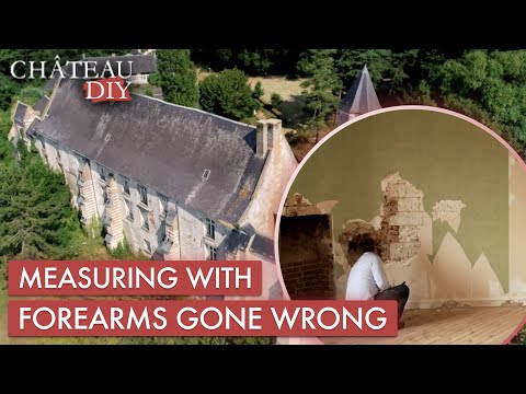 Hidden Fireplace and Arrow Slit Discovery Chaos | Escape To The Chateau DIY