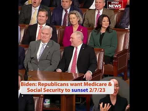State of the Union greetings, gaffes, Biden says Republicans want to get rid of Social Security