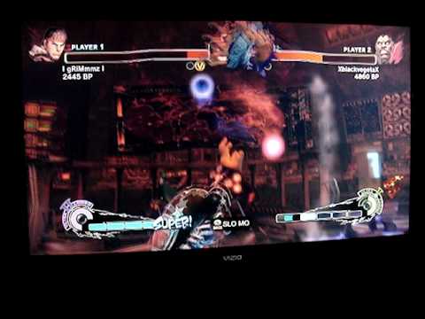 SSF4: XblackvegetaX (Rog) -  | gRiMmmz | (Ryu) - Ranked Match