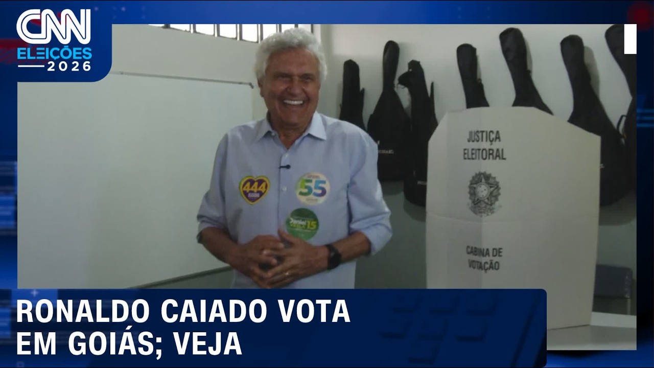 Acompanhe a votação de Ronaldo Caiado em Goiás | CNN ELEIÇÕES