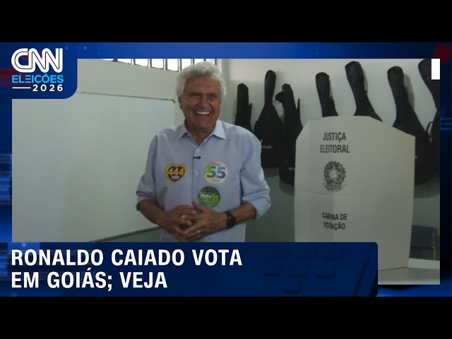 Acompanhe a votação de Ronaldo Caiado em Goiás | CNN ELEIÇÕES