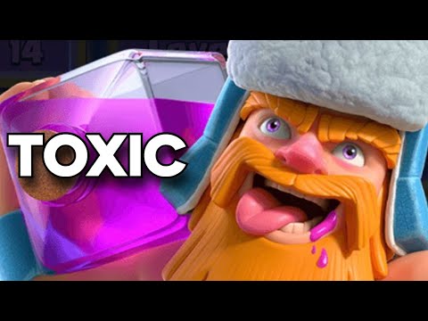 Clash Royale but every match is a different toxic deck