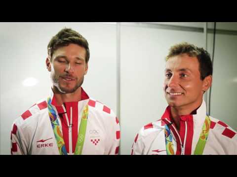 Dreams come true for Fantela and Marenic, Rio 2016 gold medallists