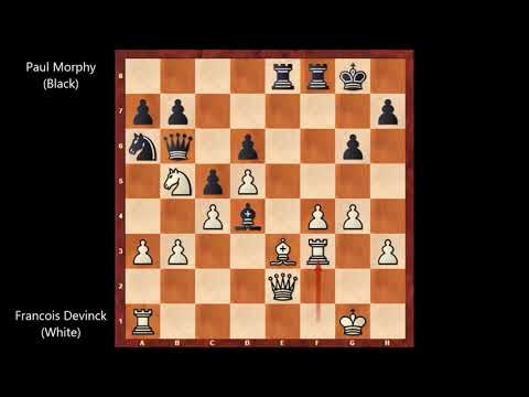 Francois Charles Devinck vs Paul Morphy - Paris (1858) #149