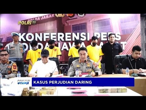 POLDA JABAR TANGKAP BANDAR JUDOL CIAMIS OMSET 365 MILIAR