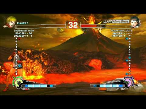 LeviStrauss1829 (Ken) vs FlusherMAO 2018 (Sakura) - SSF4 Arcade Edition Xbox Live Ranked Match