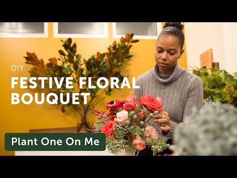 Create a HOLIDAY FLORAL CENTERPIECE — Ep. 351