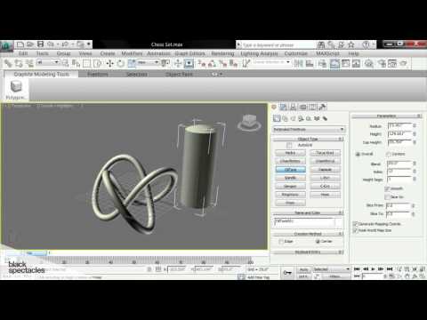 3ds Max Tutorial: Standard and Extended Primitives | Black Spectacles