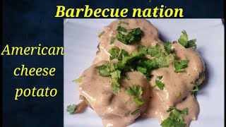 American Cheese Potato|Cajun potatoes Barbeque nation recipe|Creamy crispy potato|Papu kutti voice|