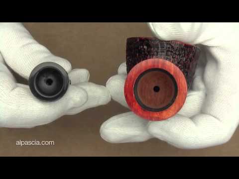 pipa Ascorti Gimli Sabbia di Oro KS Reverse Calabash System - smoking pipe 762