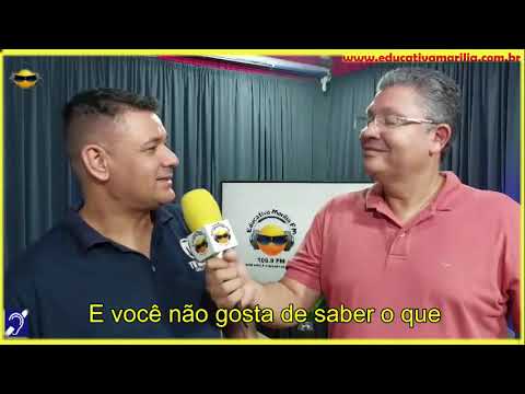 Tv Educativa Prof Dr Emerson entrevista Edgar Presidente Nossa TV Marilia SP