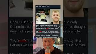 Ross LeBeau of Texas Was Pulled Over For Using Kitty Litter to Reduce Fog on His Windows.