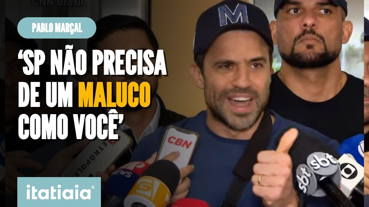 PABLO MARÇAL DETONA JOSÉ LUIZ DATENA NA SAÍDA DO HOSPITAL: "VÁ CUIDAR DE SUA FAMÍLIA"