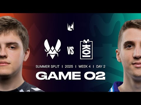 VIT v MKOI | 2025 LEC Summer | Week 4 Day 2 | Team Vitality vs. Movistar KOI Game 2