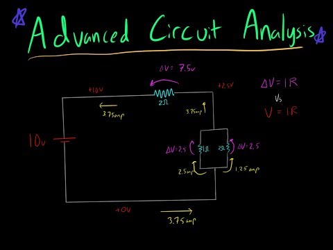 Advanced Circuit Analysis MCAT (Current across Resistors in Series & Parallel) PART 1