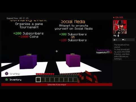 Logan gaming - Minecraft streamer simulator