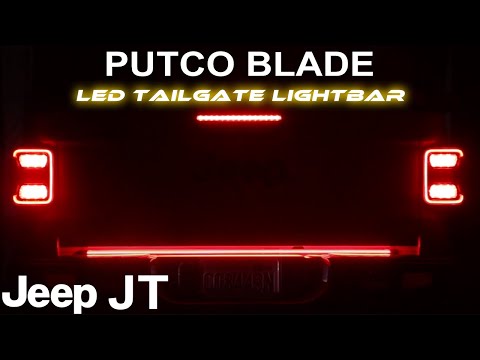 How to Install a Putco Blade LED Tailgate Light Bar on a Jeep Gladiator