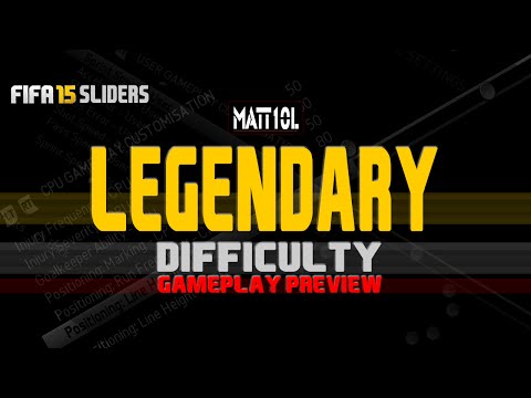FIFA 15 Sliders: Legendary Difficulty Preview (No Commentary)