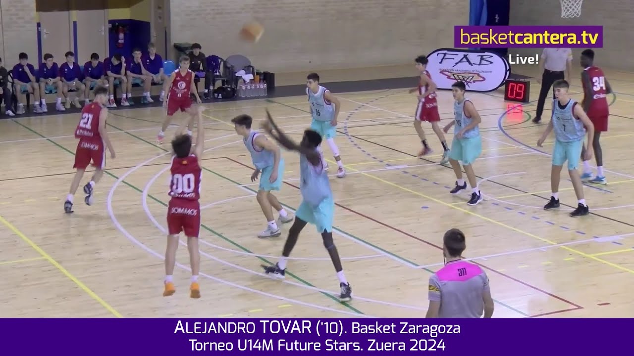ALEJANDRO TOVAR ('10) 1.63m. Casademont Zaragoza. Torneo U14 Future Stars Zuera-24 #BasketCantera.TV