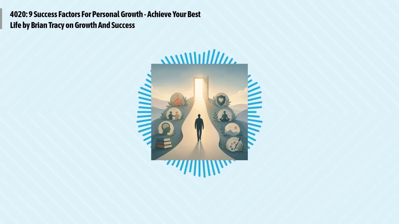 4020: 9 Success Factors For Personal Growth - Achieve Your Best Life by Brian Tracy on Growth...
