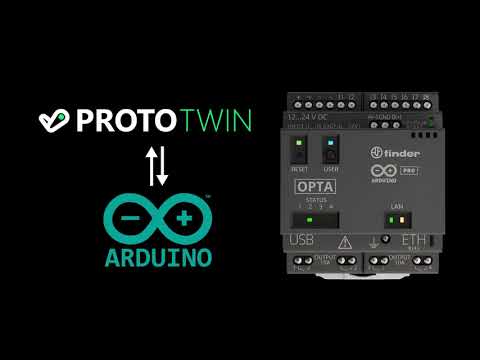 Connect to Arduino OPTA PLC using Modbus TCP/IP | Virtual Commissioning