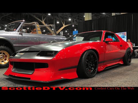 1985 Chevrolet Camaro IROC \"IROC-Z\" Street Machine Greening Auto Company 2022 SEMA Show Las Vegas