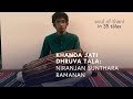 Soul Of Thani In Khanda Jati Dhruva Tala Niranjan Sunthara Ramanan