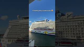 A feeling only cruisers know🛳️😍 #shorts #cruiselife #cruise