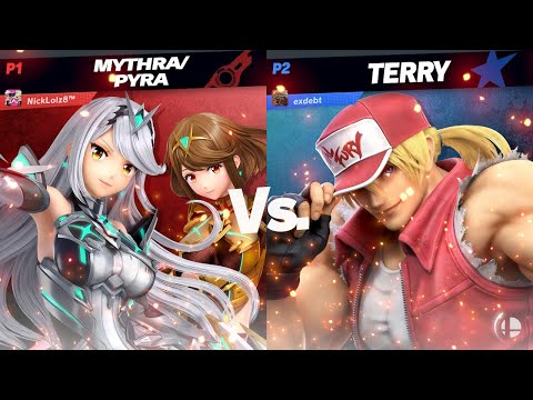 Super Smash Bros Ultimate NickLolz8 (Mythra/Pyra) vs exdebt (Terry)