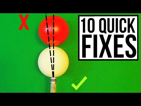 Snooker 10 Fastest Ways To Improve